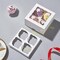 50 Pack White 4 Cupcake boxes with Window Chocolate Bomb Boxes Bakery Box Cookies Boxes Strawberry Boxes